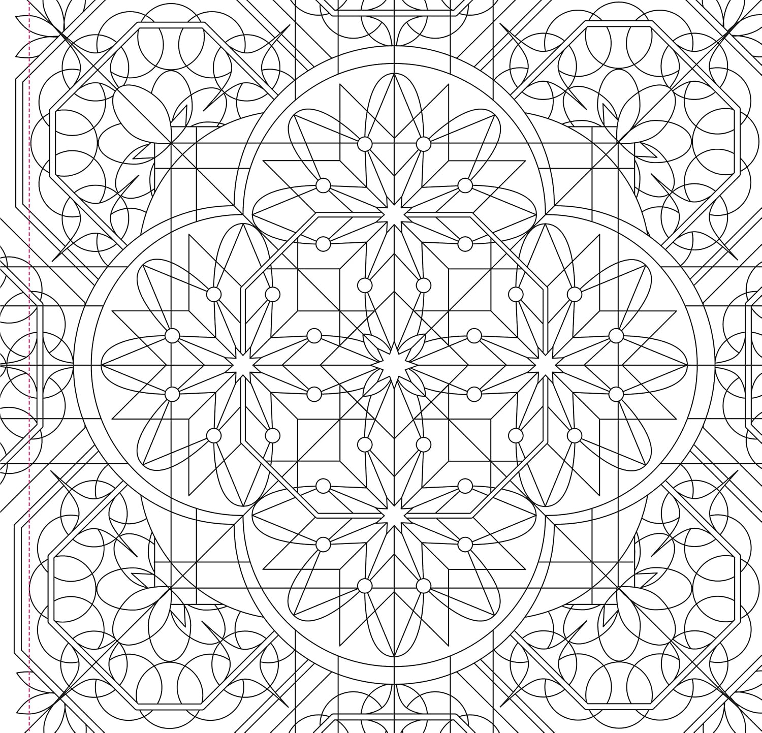 Peter Pauper Press Kaleidoscope Designs Adult Coloring Book