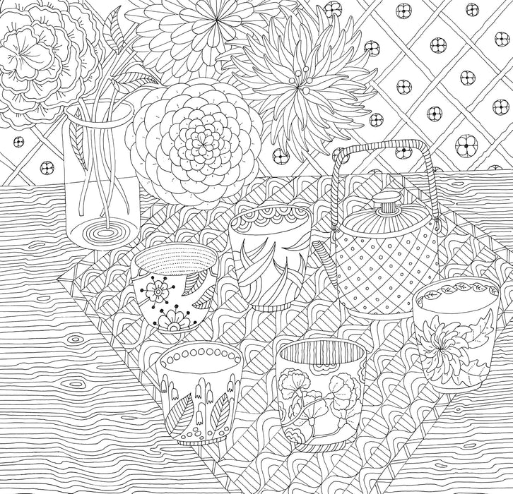 Peter Pauper Press Zen Garden Adult Coloring Book