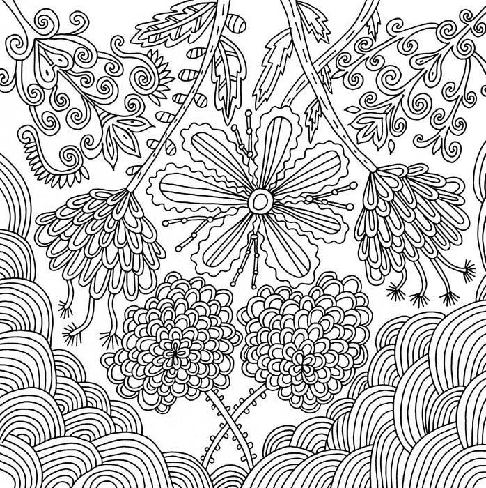Peter Pauper Press Serenity Adult Coloring Book
