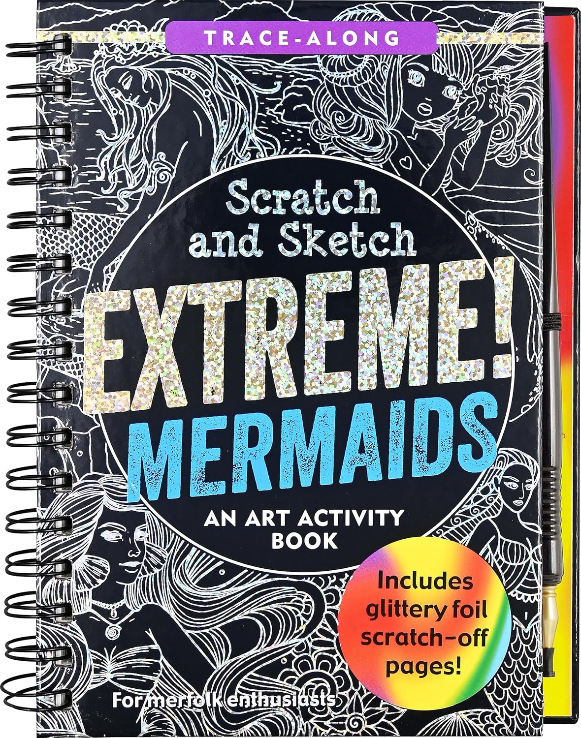 Extreme Mermaids Scratch and Sketch Book