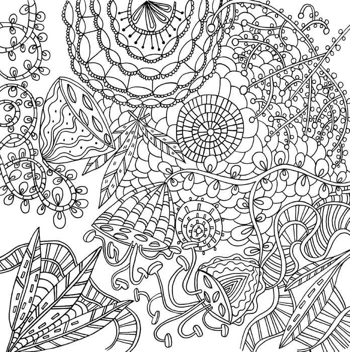 Peter Pauper Press Serenity Adult Coloring Book