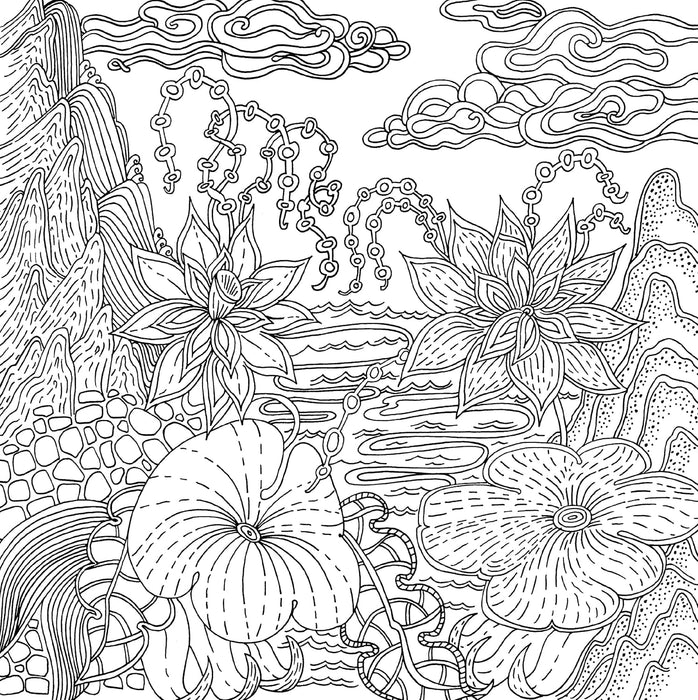 Peter Pauper Press Serenity Adult Coloring Book