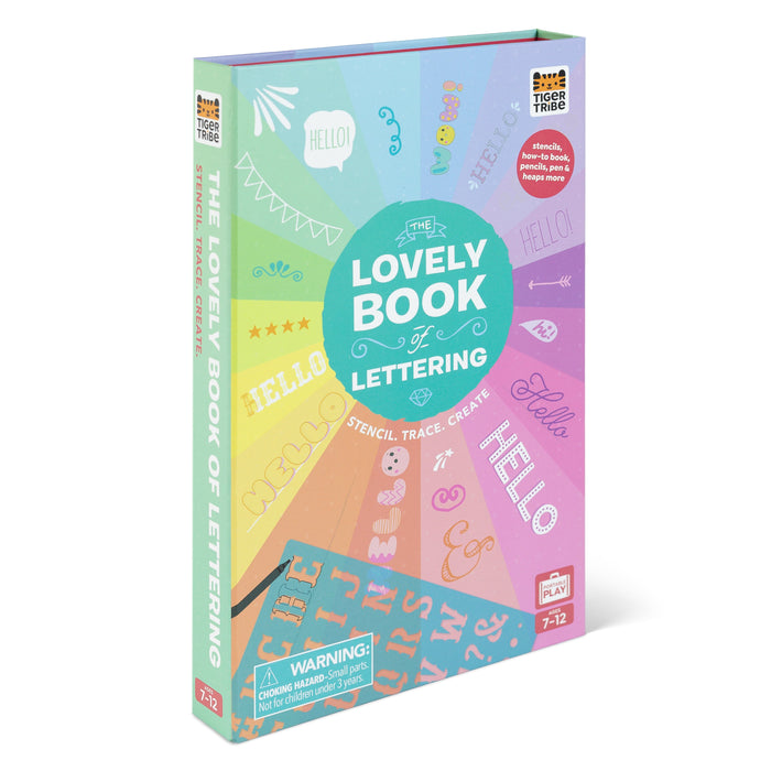 Tiger Tribe Lovely Book of Lettering Creative Activity Kit