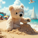 Antonio Baby Polar Bear Plush Toy: Soft, Huggable 16-inch Stuffed Animal