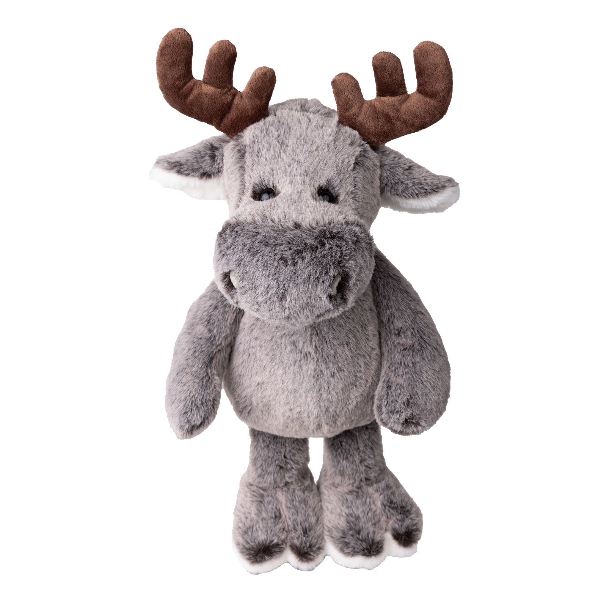 Atlas Premium Gentle Grey Moose Plush Toy - Soft Fur, Majestic Antlers
