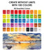 Grabie Art Premium Watercolor 100-Color Set