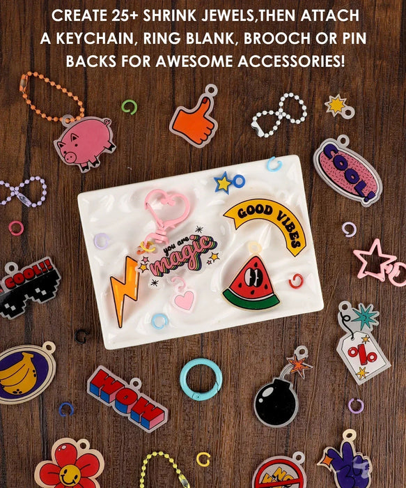 Grabie Retro Vibes DIY Shrink Art Craft Kit