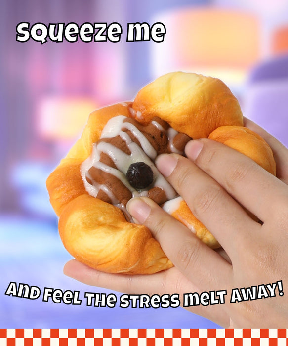 Grabie Ultimate Bloom Bun Sundae Stress Relief Squishy Toy