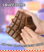 Grabie Ultimate Chocolate Chunky Bar Stress Relief Squishy Toy