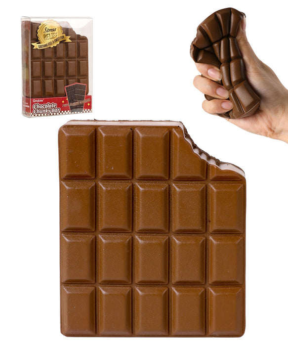 Grabie Ultimate Chocolate Chunky Bar Stress Relief Squishy Toy