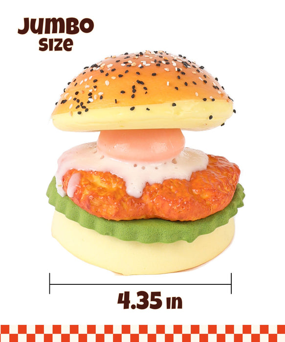 Grabie Ultimate Teriyaki Burger Bun Stress Relief Squishy Toy