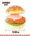 Grabie Ultimate Teriyaki Burger Bun Stress Relief Squishy Toy
