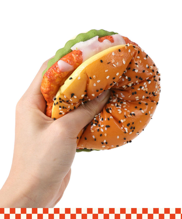 Grabie Ultimate Teriyaki Burger Bun Stress Relief Squishy Toy