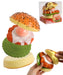 Grabie Ultimate Teriyaki Burger Bun Stress Relief Squishy Toy