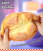 Grabie Golden Crisp Loaf Stress Relief Squishy Toy