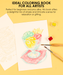 Grabie Dessert-Themed Watercolor Coloring Book 15-Sheet Set