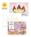 Grabie Dessert-Themed Watercolor Coloring Book 15-Sheet Set