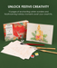 Grabie Holiday-Themed Watercolor Coloring Book 15-Sheet Set