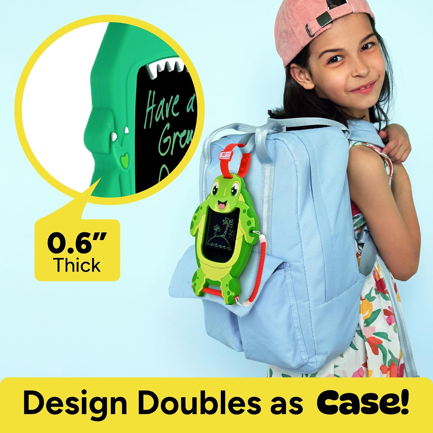 Sketch Pals Gummy Bear Clip Red, Green or Blue