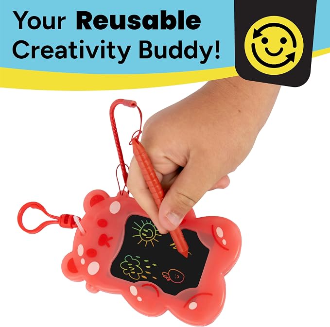 Sketch Pals Gummy Bear Clip Red, Green or Blue