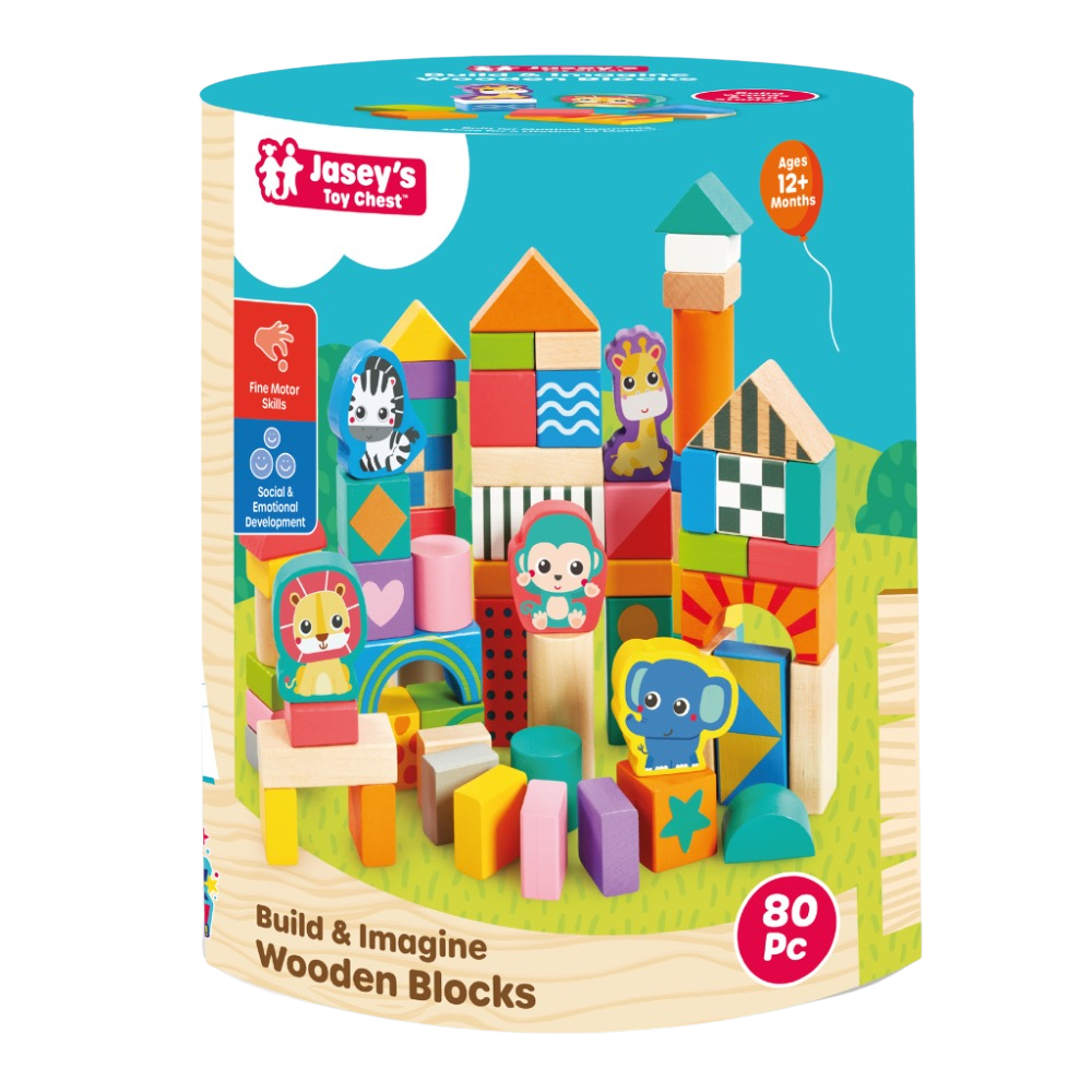 Build & Imagine Wooden Blocks