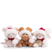 Kanini Christmas Plush Bunny: Cozy Santa Hat, Soft Stuffed Animal