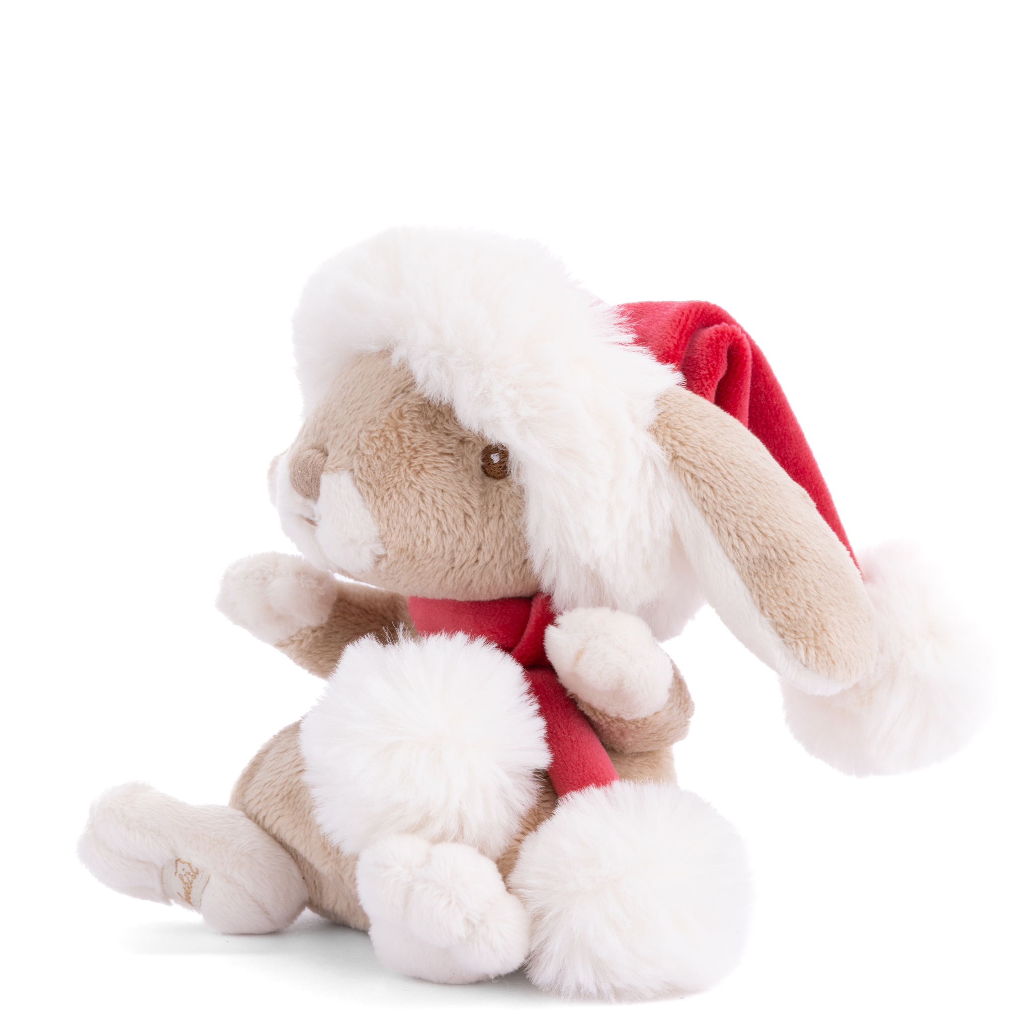 Kanini Christmas Plush Bunny: Cozy Santa Hat, Soft Stuffed Animal