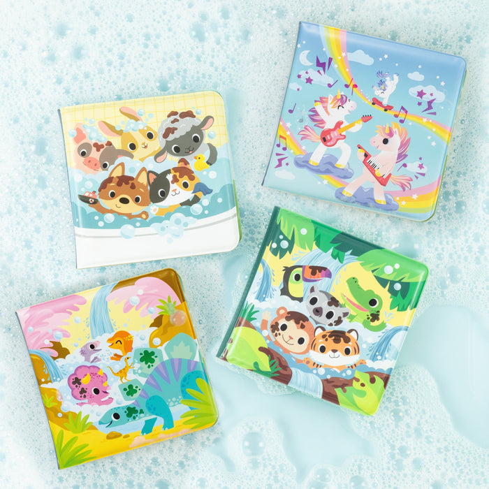 Tiger Tribe Messy Dinosaurs Interactive Water-Reveal Bath Book for Kids