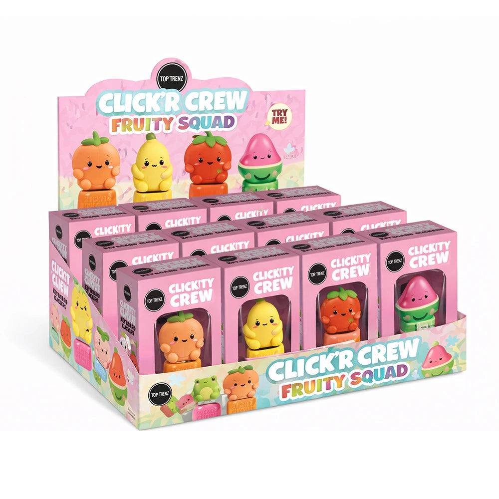 CLICK’R CREW Keyboard Clickers – Pits Fruit Series