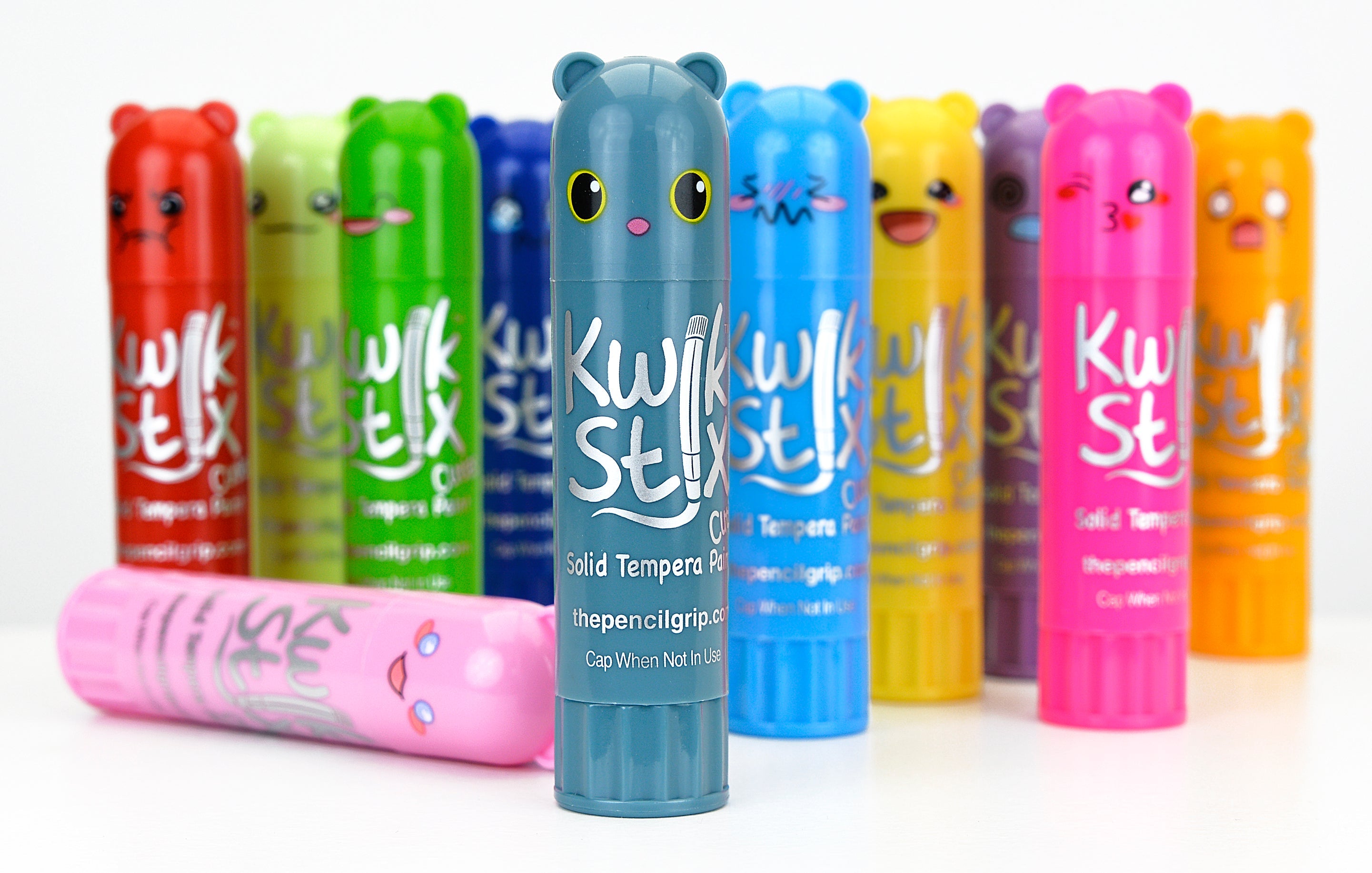 The Pencil Grip Kwik Stix Cuties Paint Sticks 12-Pack Set