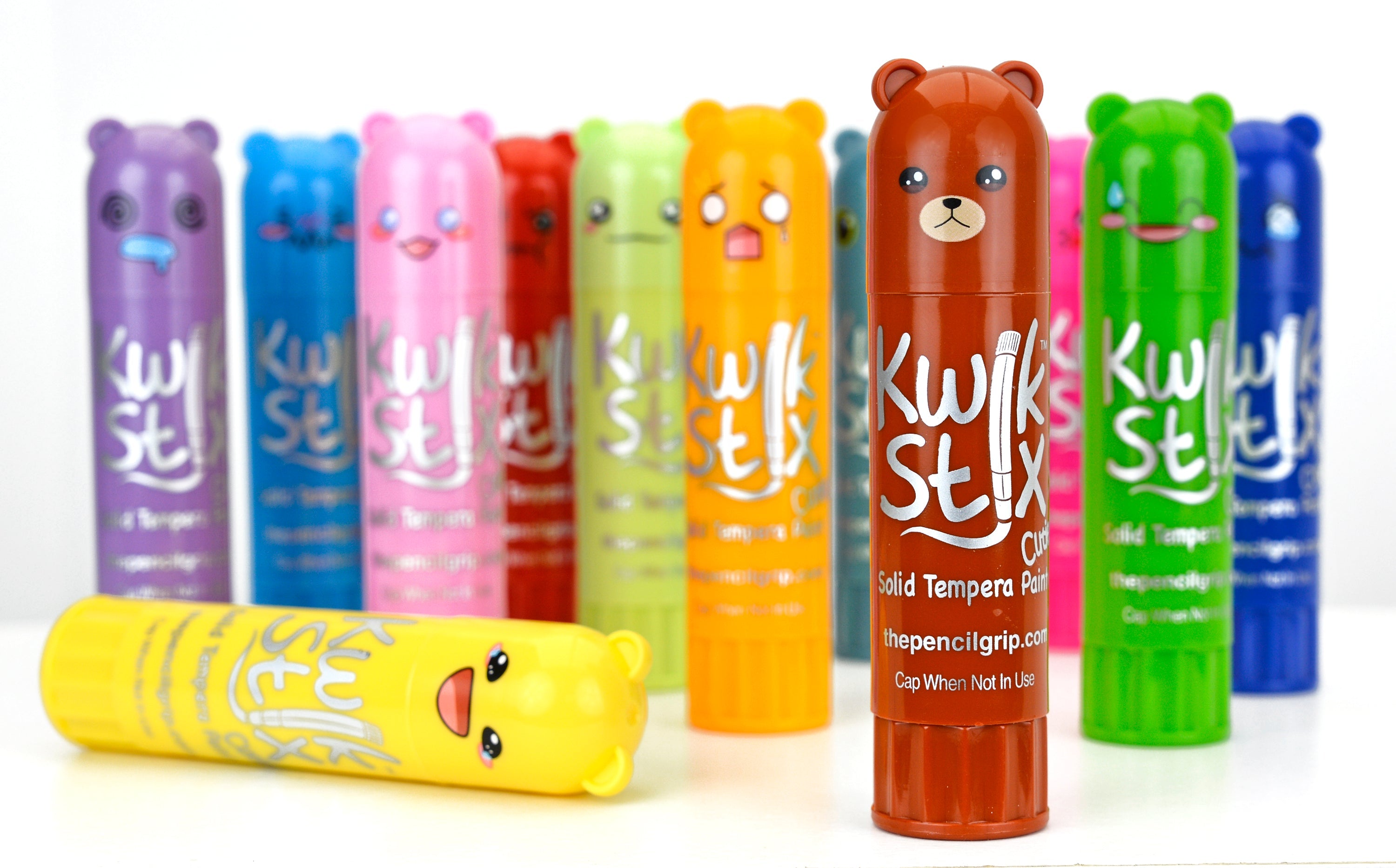 The Pencil Grip Kwik Stix Cuties Paint Sticks 12-Pack Set