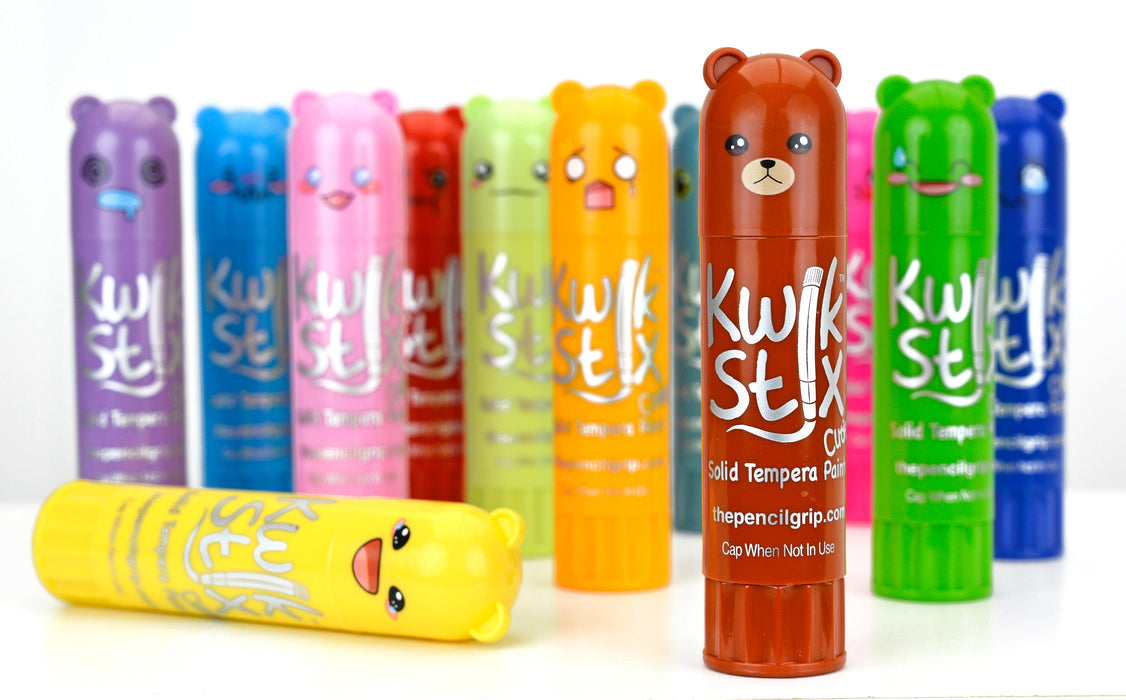 The Pencil Grip Kwik Stix Cuties Paint Sticks 12-Pack Set