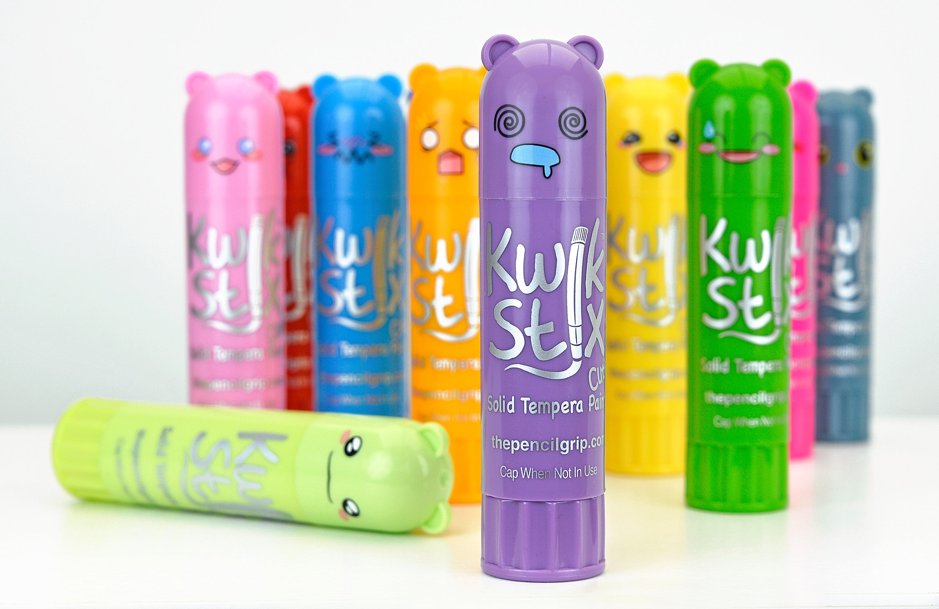 The Pencil Grip Kwik Stix Cuties Paint Sticks 12-Pack Set