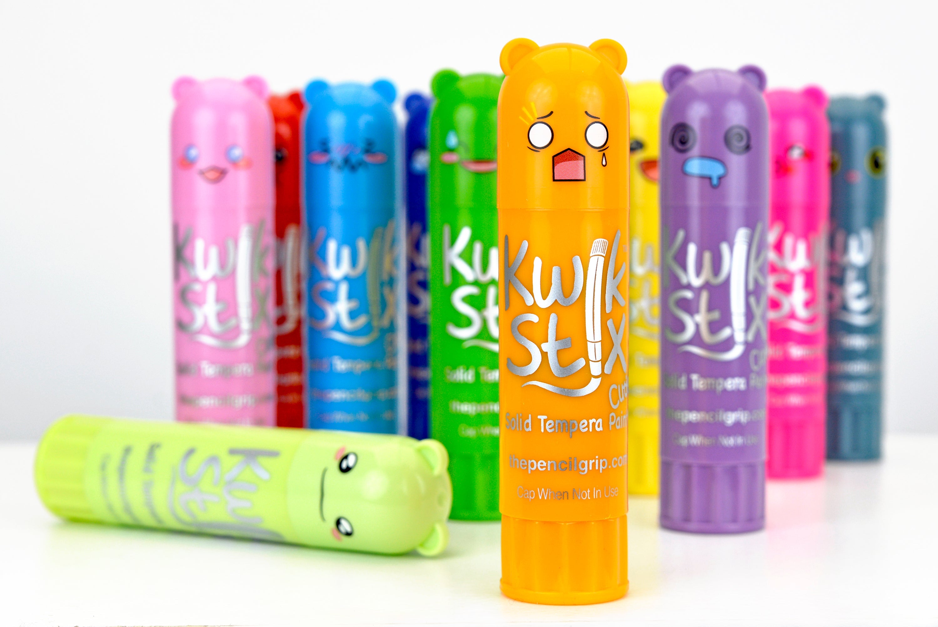 The Pencil Grip Kwik Stix Cuties Paint Sticks 12-Pack Set