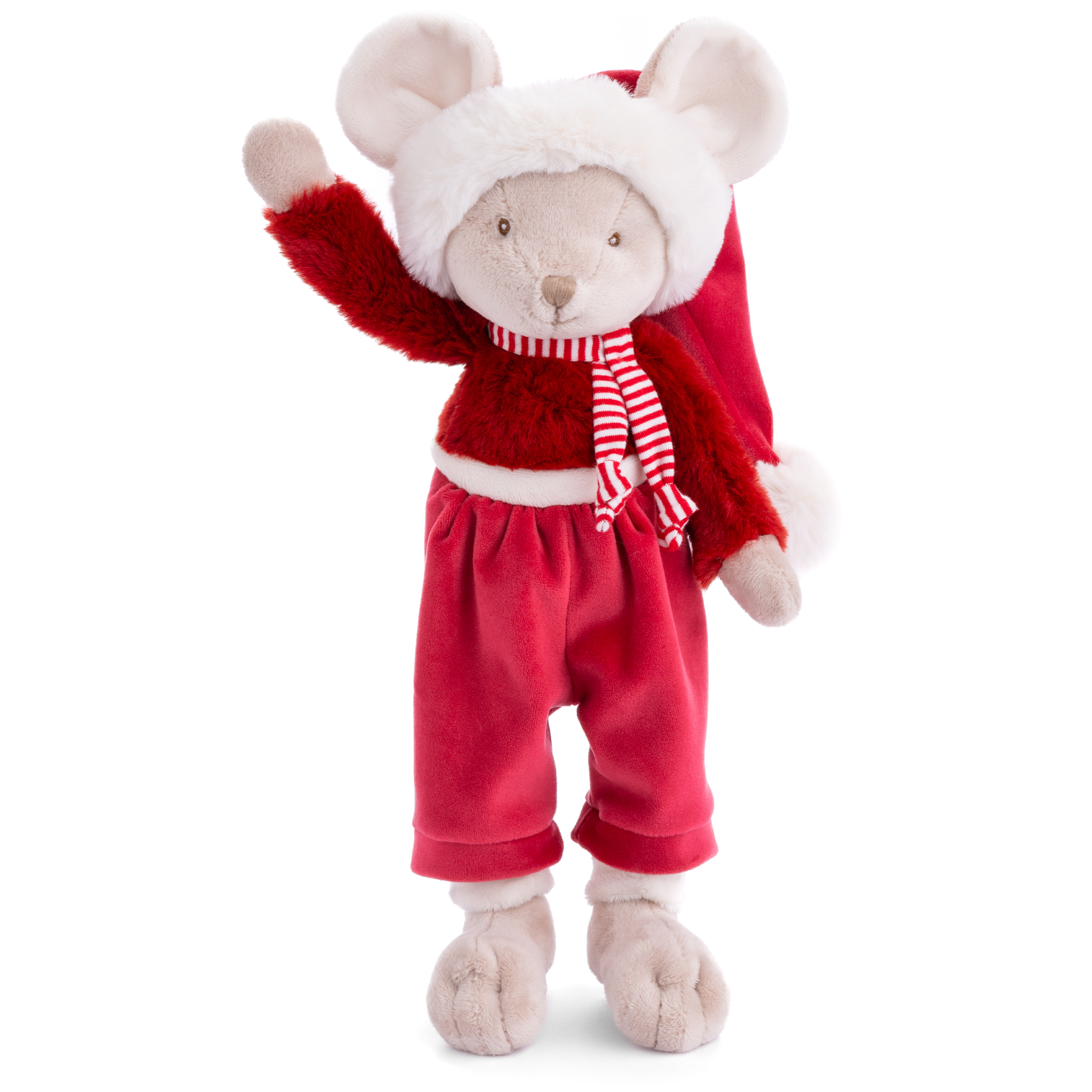 Christmas Henry Merriest Plush Mouse Stuffed Animal Toy, Heirloom-Quality Design