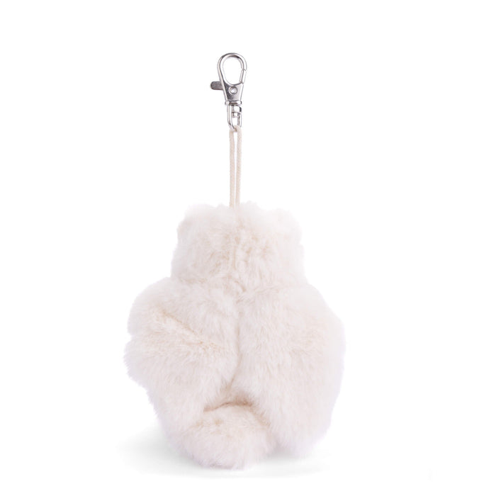 Clever Blanca Plush Owl Bag Charm Keyring – Soft, Handcrafted, Durable Accessory
