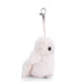 Clever Blanca Plush Owl Bag Charm Keyring – Soft, Handcrafted, Durable Accessory
