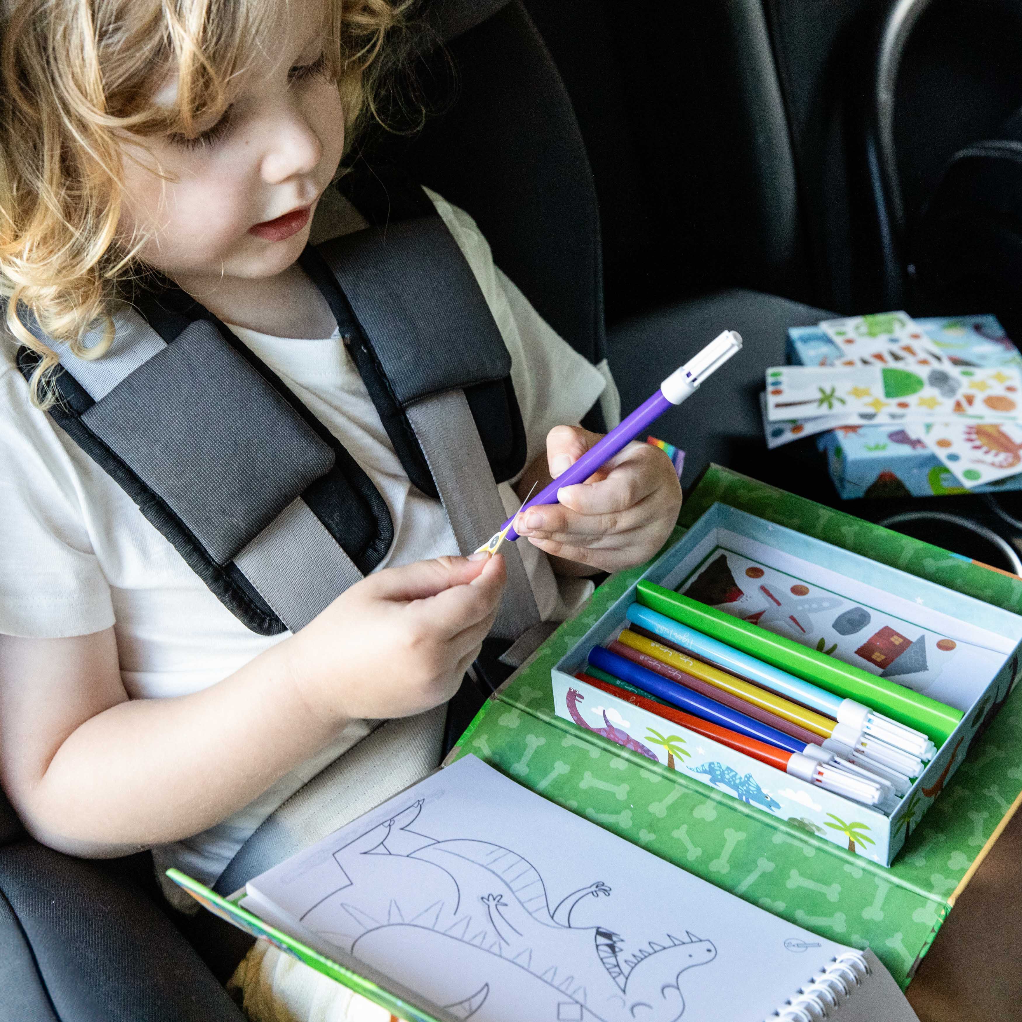 Tiger Tribe Dinosaur Colouring Set Activity Kit