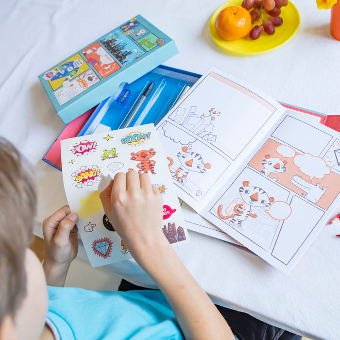 Tiger Tribe Comic Book Creation Kit: Practice, Plan, Create