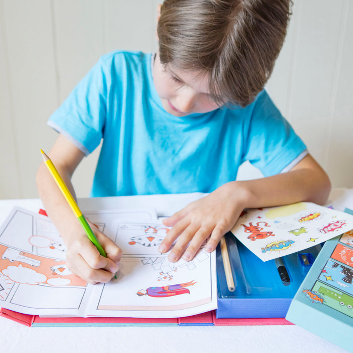 Tiger Tribe Comic Book Creation Kit: Practice, Plan, Create