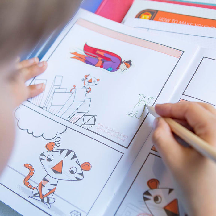 Tiger Tribe Comic Book Creation Kit: Practice, Plan, Create