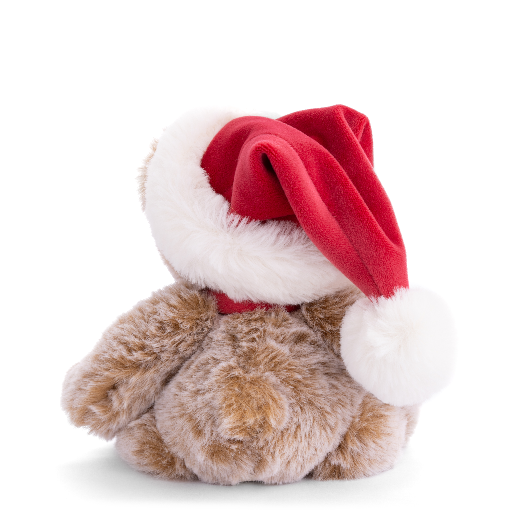 Adorable Bukowski Tomtenisse Christmas Plush Bear: Soft Fur, Festive Santa Hat