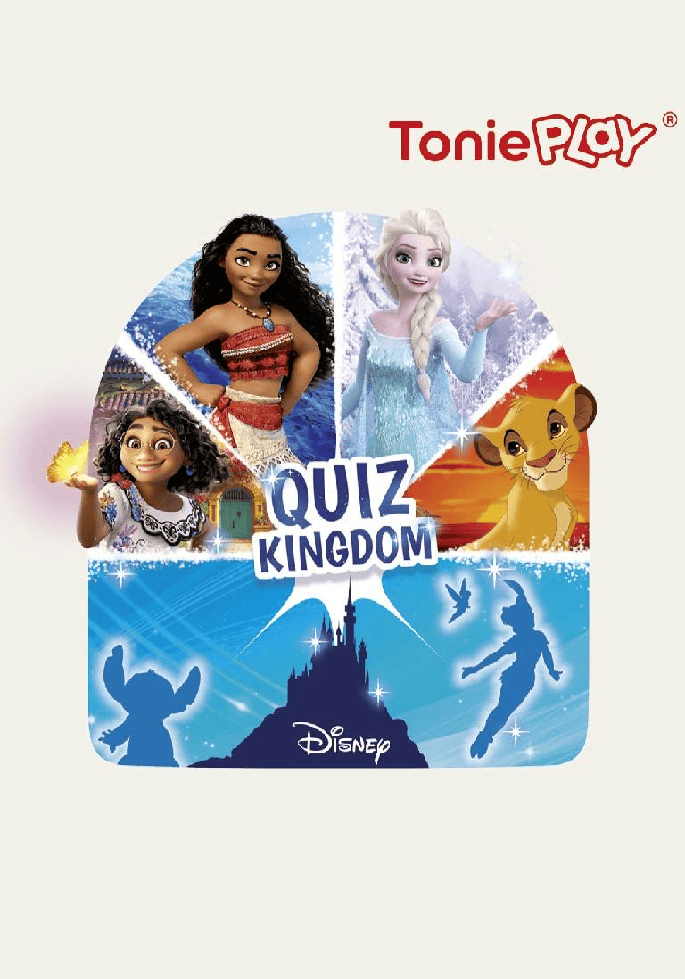 Interactive Tonieplay Disney Quiz Kingdom Game for Kids Ages 5+