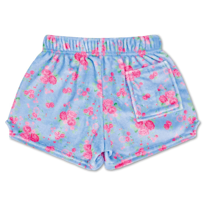 Ditsy Floral Plush Shorts - XSmall