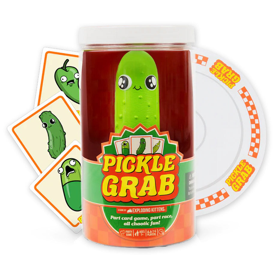 Exploding Pickle Pickle Grab Reflex Party Game | Exploding Kittens Fun — Learning ...