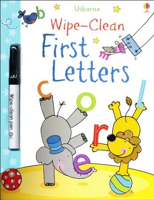 Wipe Clean First Letters