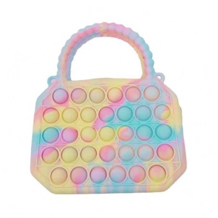 Fidget Pop Pastel Tie Dye Purse