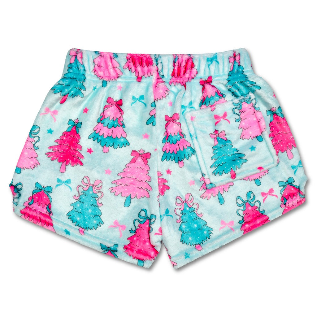 Fancy Tree Plush Shorts - Medium