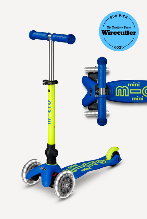 Micro Kickboard Mini Foldable LED Scooter