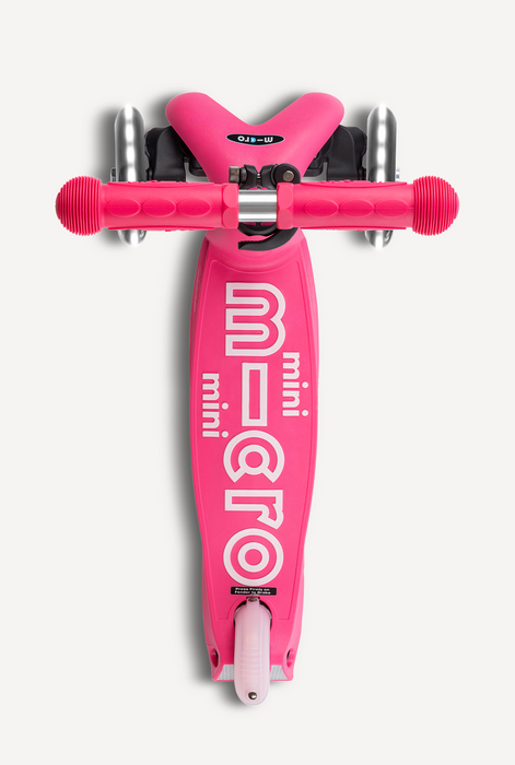 Mini Foldable LED Micro Scooter Pink